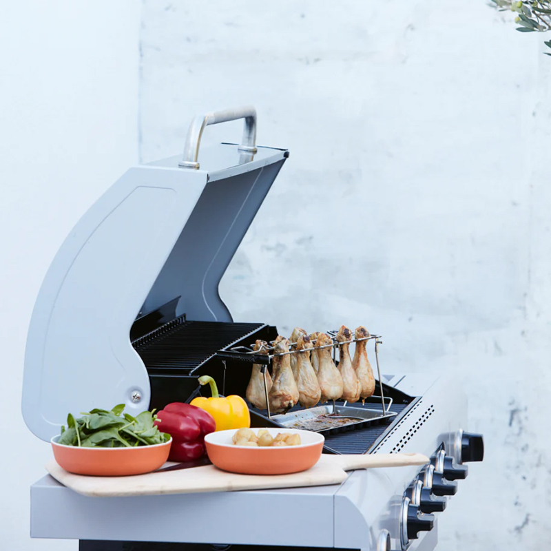 Barbecook rek voor 12 drumsticks uit rvs - Afbeelding 3