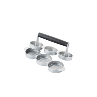 Barbecook mini hamburgerpers voor 3 hamburgers