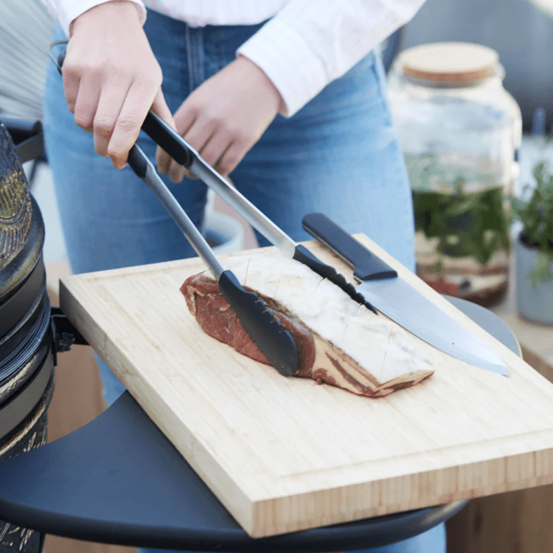 Barbecook Olivia nylon tang uit rvs zwart - Afbeelding 3