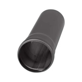 Pijp Ø100 mm – 25 cm – Pelletkachelafvoer – Zwart staal