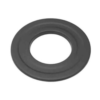 Rozet Ø100 mm – Pelletkachelafvoer – Zwart staal