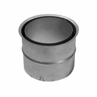 Nisbus Ø80 mm – Pelletkachelafvoer – Zwart staal