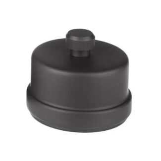 Dop Ø80 mm – Condens – Pelletkachelafvoer – Zwart staal