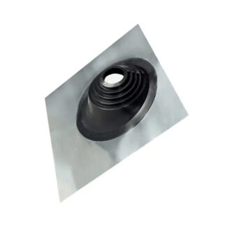 Flexibele dakdoorvoer dakhelling 0-45° EPDM-Aluminium 75-200 mm  zwart