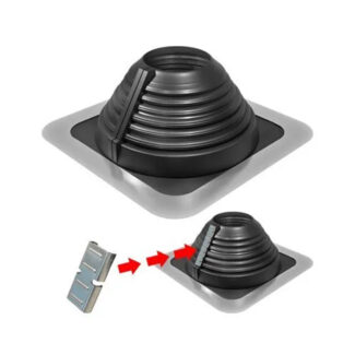 Flexibele dakdoorvoer dakhelling 0-45° EPDM 57-178 mm zwart