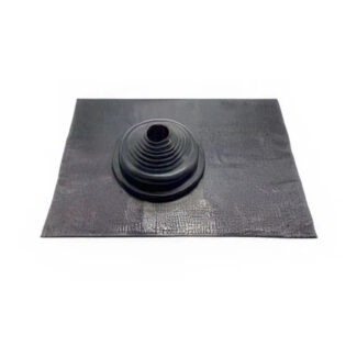Flexibele dakdoorvoer dakhelling 0-45° EPDM-Aluminium -Loodvervanger 50-170mm zwart