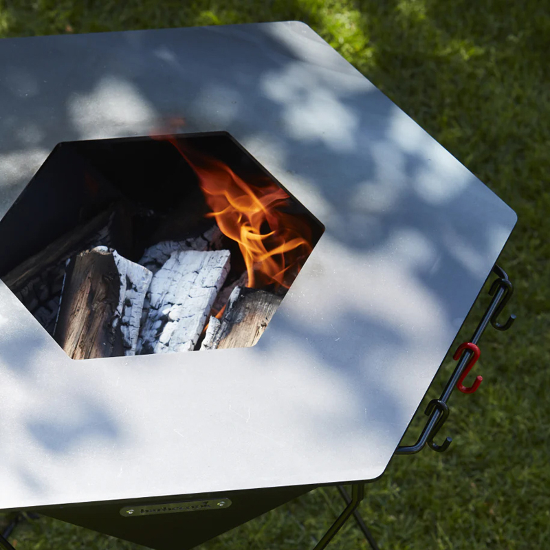 Barbecook Rila vuurkorf en barbecue uit staal 80x75x71cm - Afbeelding 2