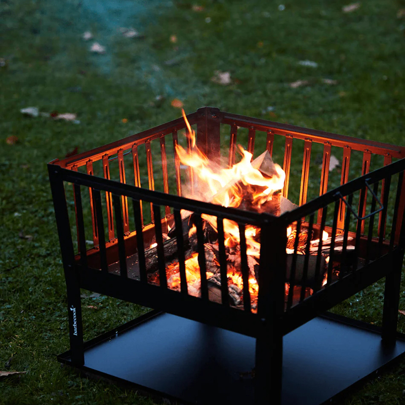 Barbecook Classic Squadra vuurkorf uit gelakt staal 62x62x49cm - Afbeelding 3