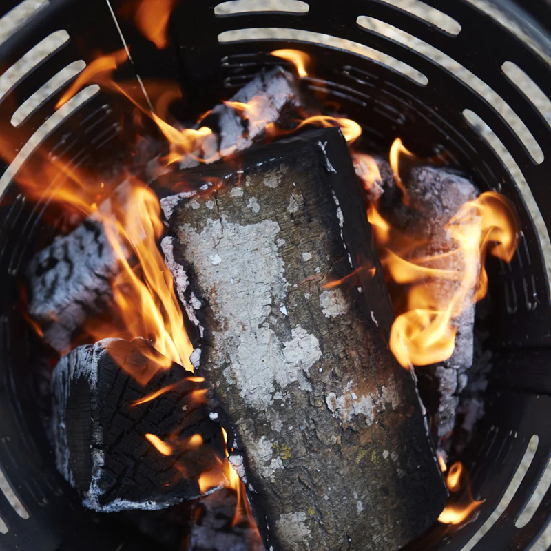 Barbecook Jules vuurkorf met asopvangbak voorgeroest cortenstaal 43x56cm - Afbeelding 5