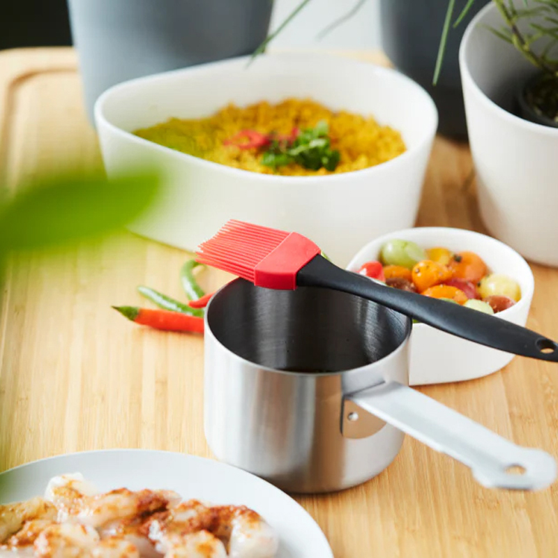 Barbecook sauspan uit rvs met borstel - Afbeelding 2