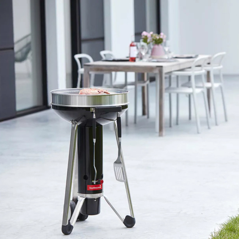 Barbecook Black Pepper set van spatel, vork en tang - Afbeelding 3