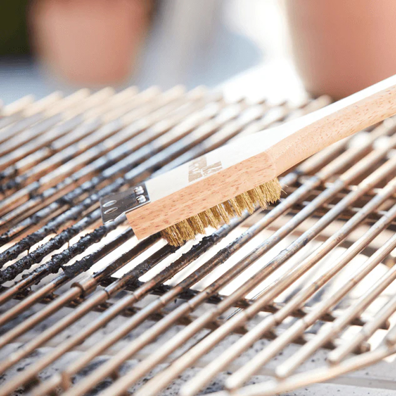 Barbecook stalen borstel uit koper, hout en rvs - Afbeelding 5